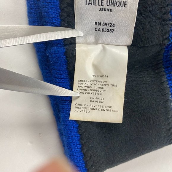 Vintage Columbia Hat Cap Beanie Youth One Size Fits All Wool Acrylic - Picture 6 of 6